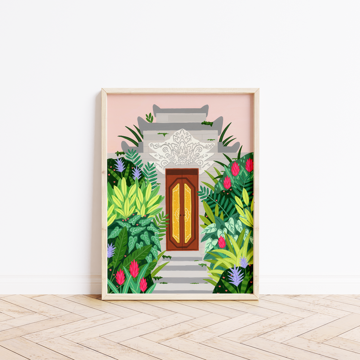 Bali door Ubud fine art print