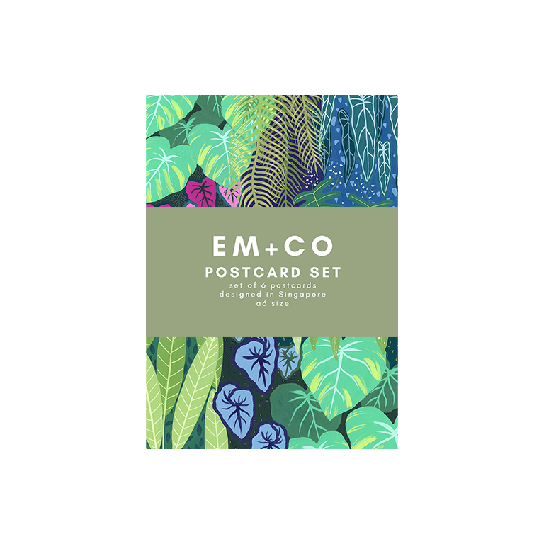Singapore Botanical Postcard Set – Em And Co Art