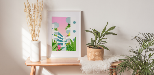 Tiong Bahru Original Gouache Painting