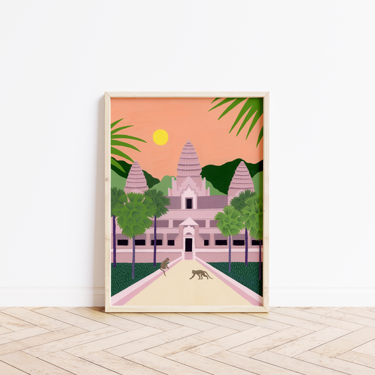Angkor Wat Cambodia Fine Art Print